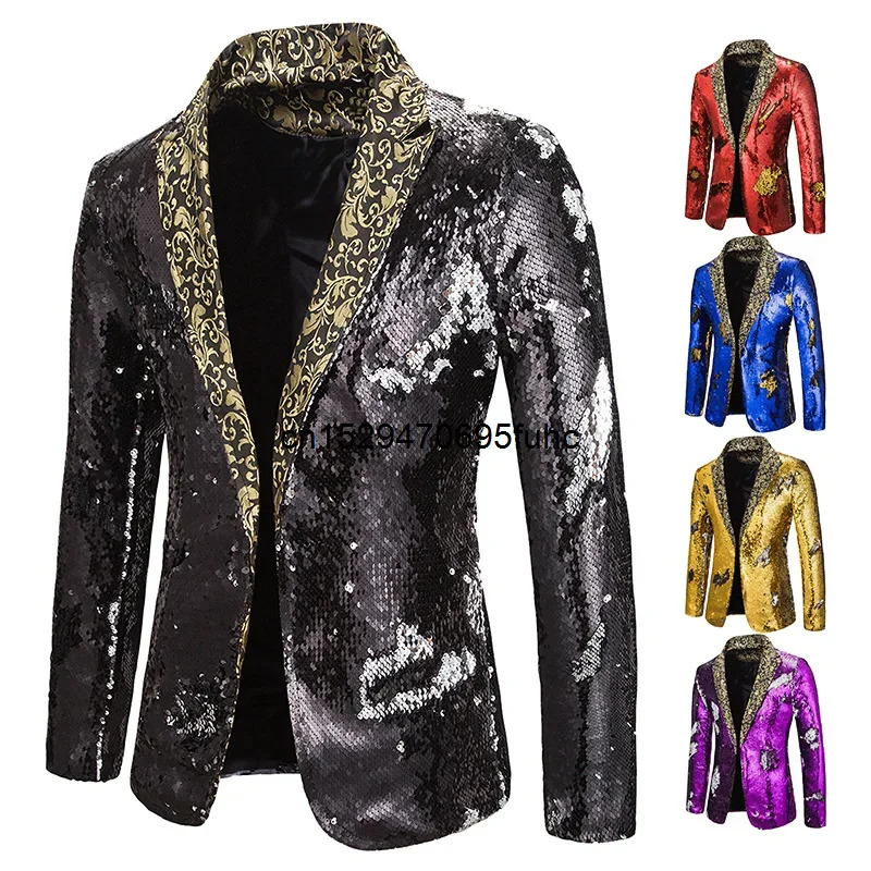 2025 aaa Blazer Shiny Sequin S - Men'S Grooming Club recension och pris