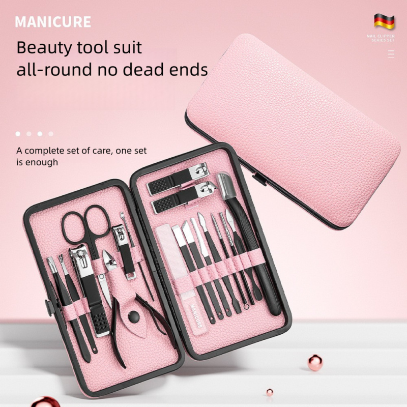 18pcs Manicure Pedicure Set, P - Mens Grooming Kit Gift Set recension och pris