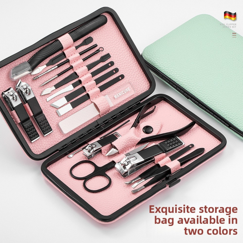 18pcs Manicure Pedicure Set, P - Mens Grooming Kit Gift Set recension och pris