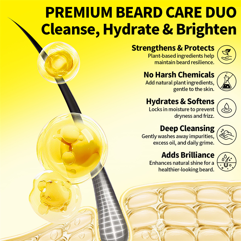 Men Beard Oil Kit Beard Moistu - Men'S Grooming Cream recension och pris