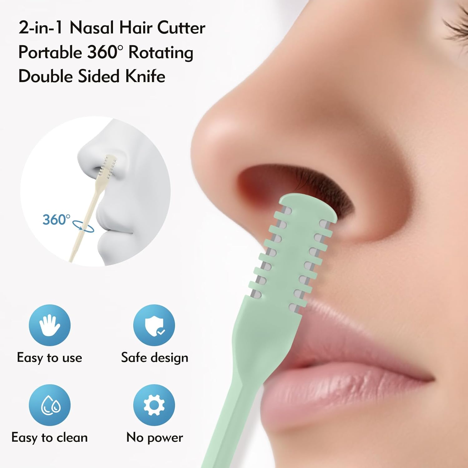 5/20/50Pcs 2-in-1 Nasal Cutter - Men'S Grooming Clippers recension och pris