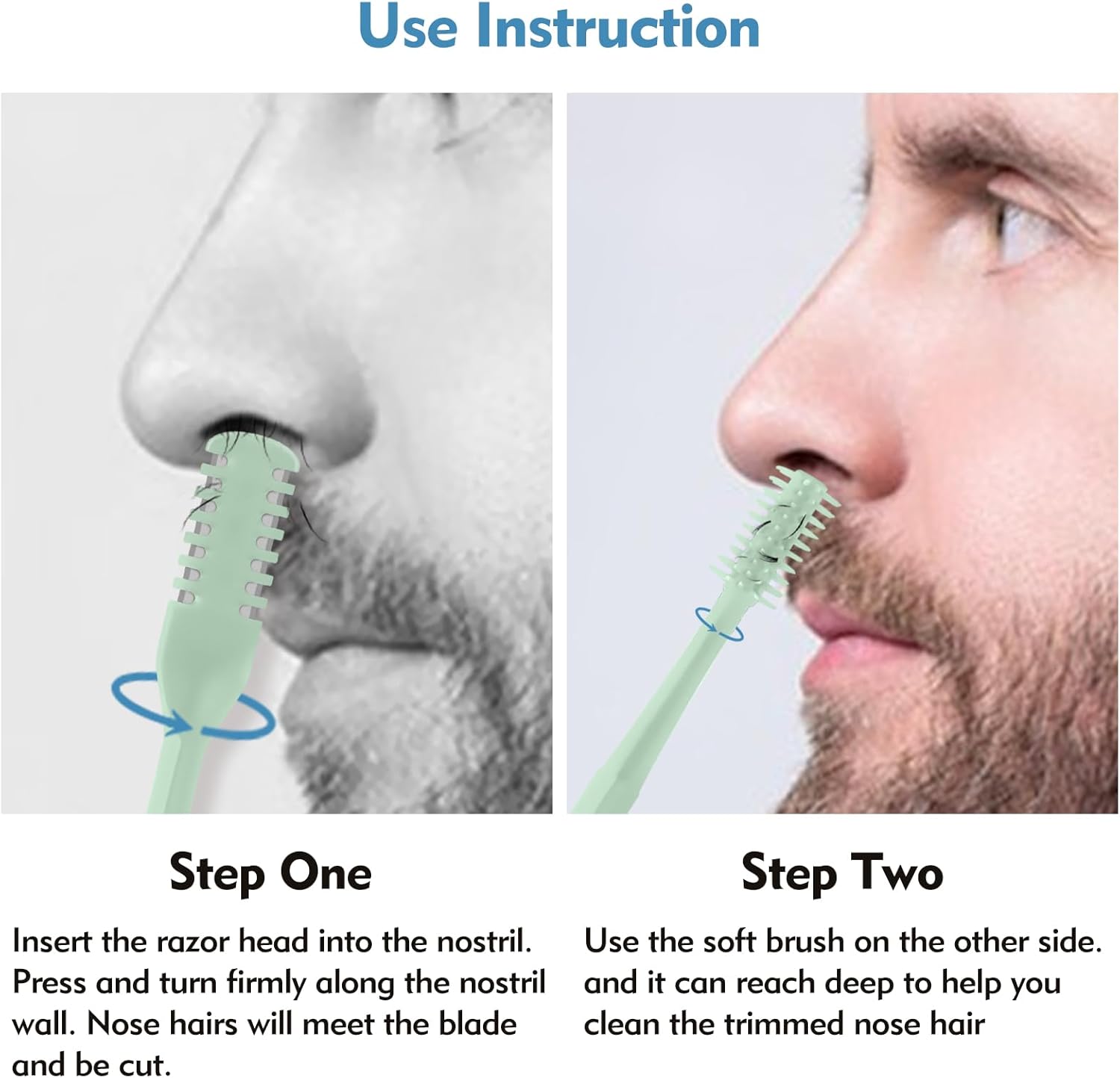 5/20/50Pcs 2-in-1 Nasal Cutter - Men'S Grooming Clippers recension och pris