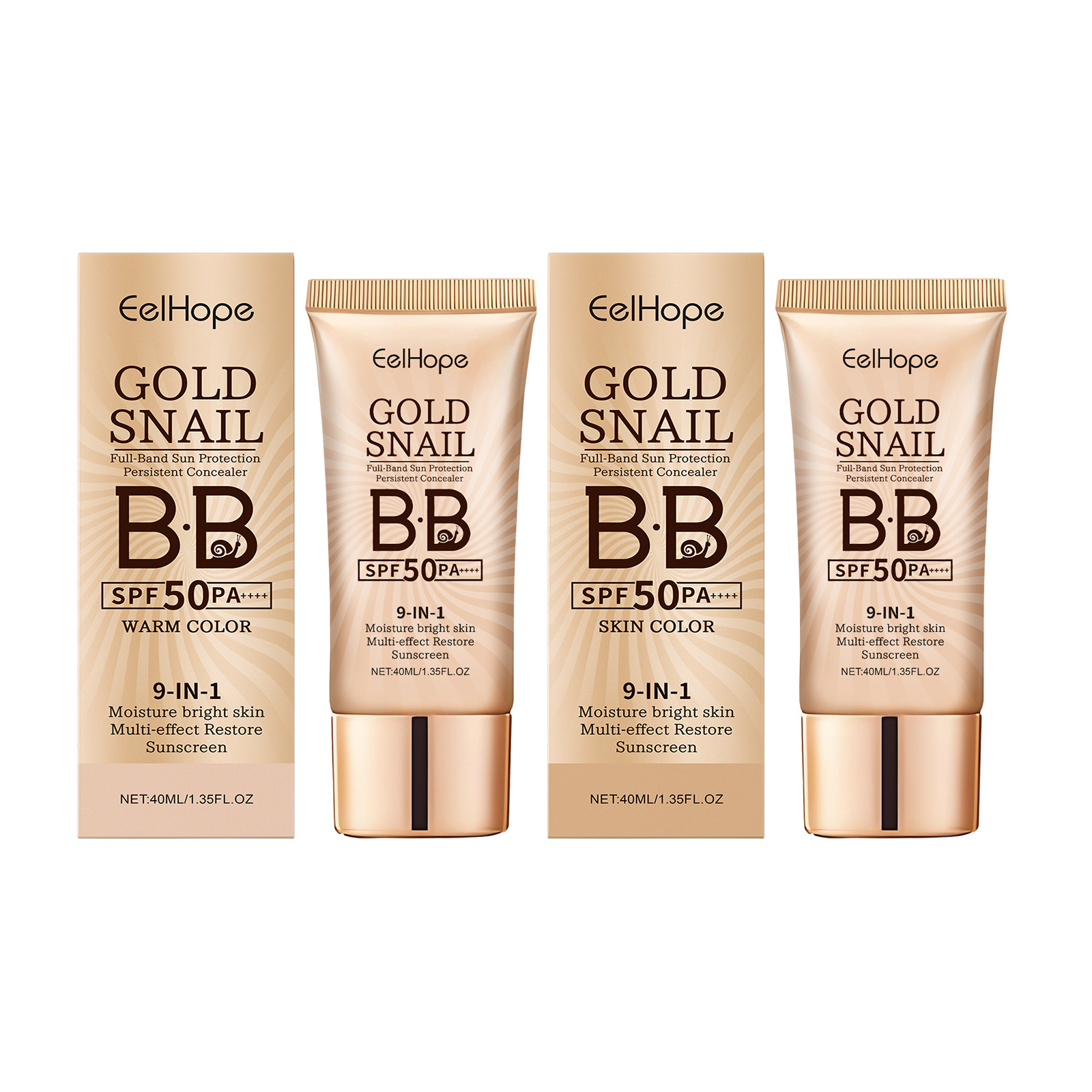 Gold Snail Sunscreen BB Cream  - Face Moisturizer Spf recension och pris