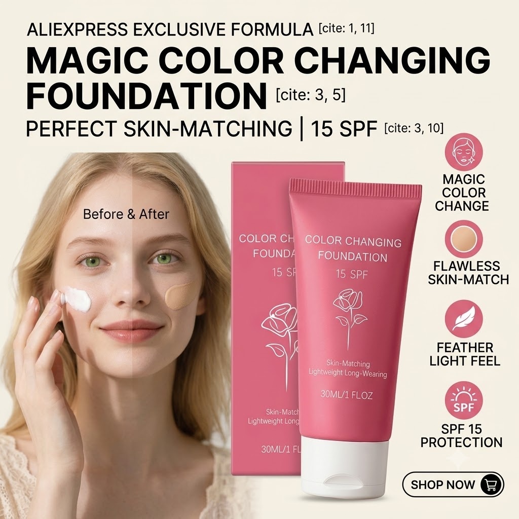 Color Changing Foundation SPF  - Face Moisturizer Spf recension och pris