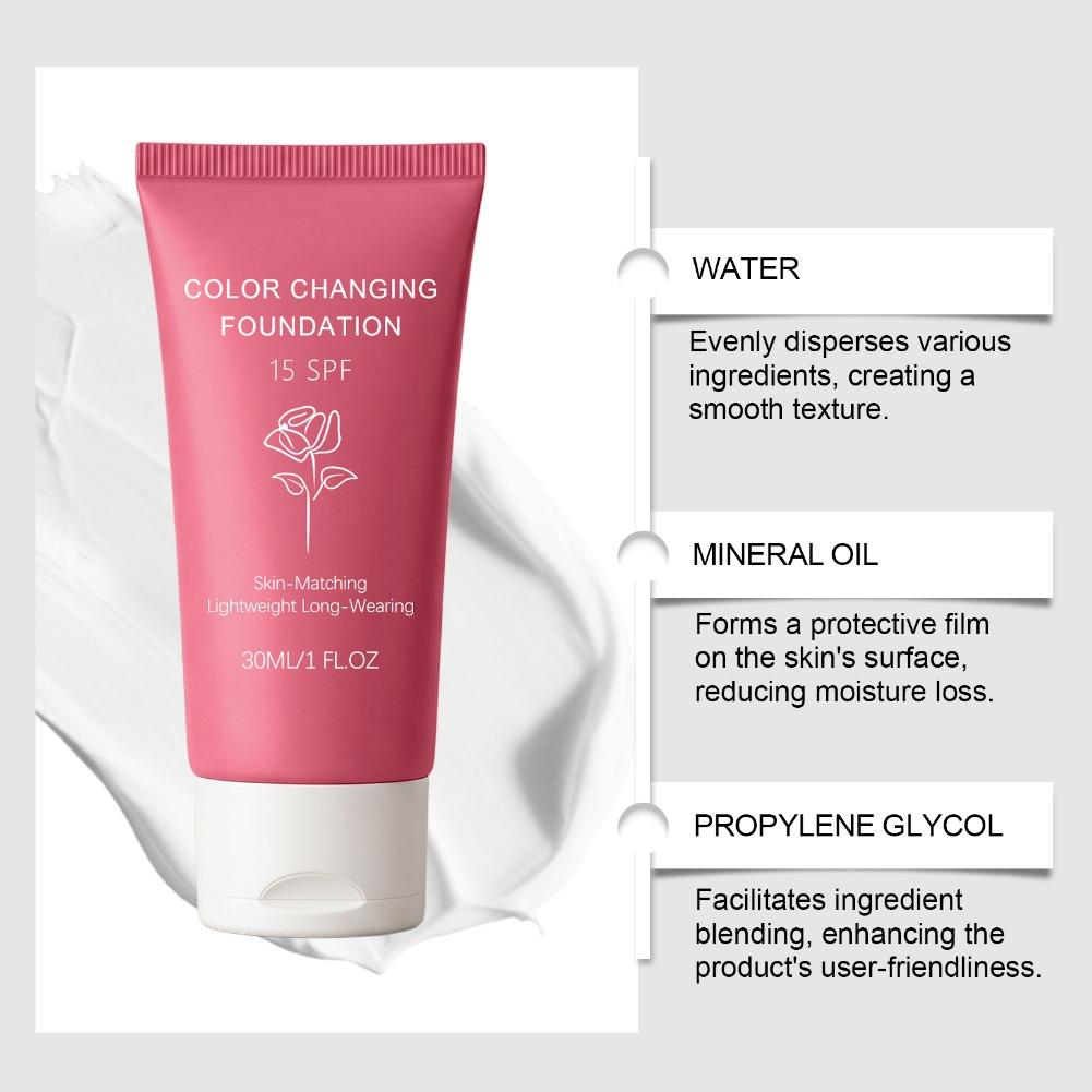 Color Changing Foundation SPF  - Face Moisturizer Spf recension och pris