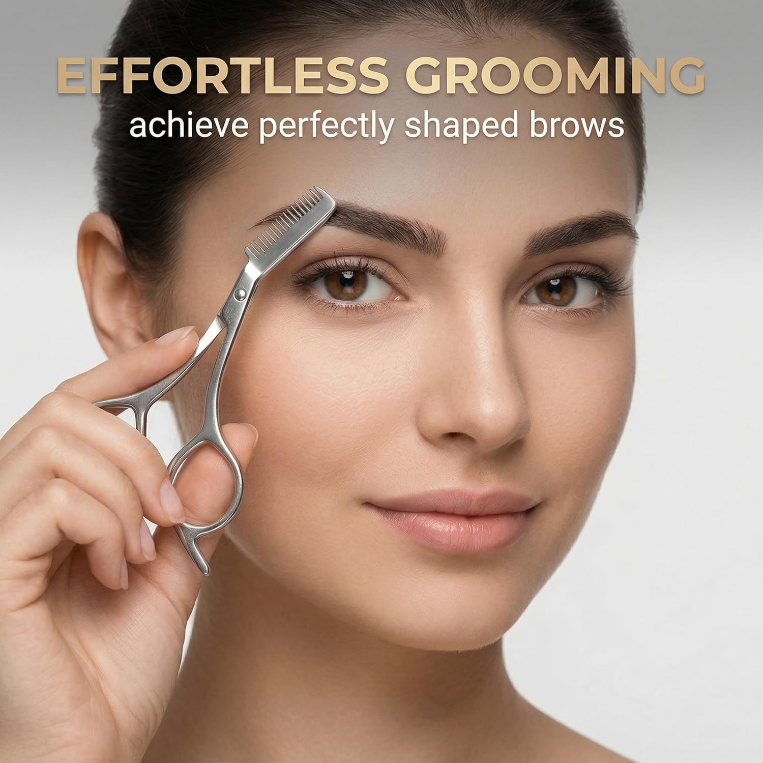 Stainless Steel Eyebrow Scisso - Men'S Grooming Mirror recension och pris