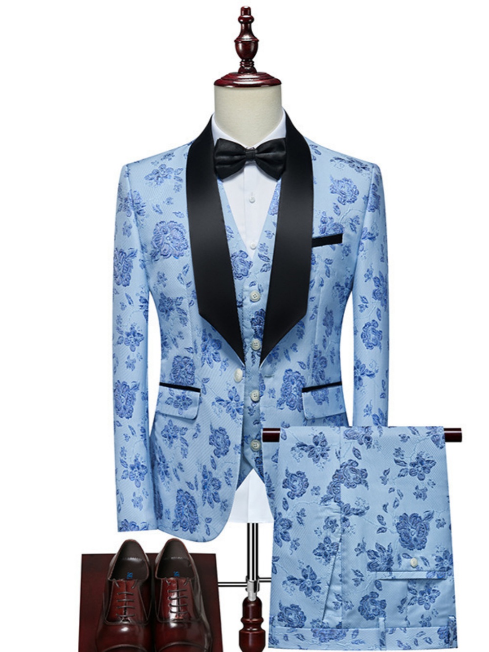 Luxurious Patterned Suit Set 3 - Mens Grooming On Sale recension och pris