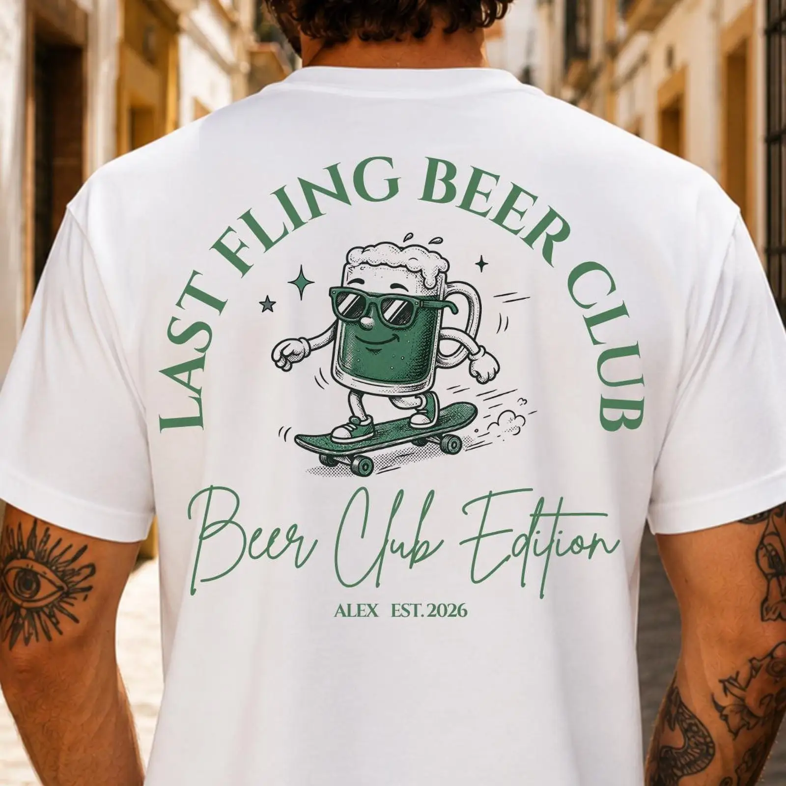 Last Fling Beer Club T Shirt M - Men'S Grooming Club recension och pris