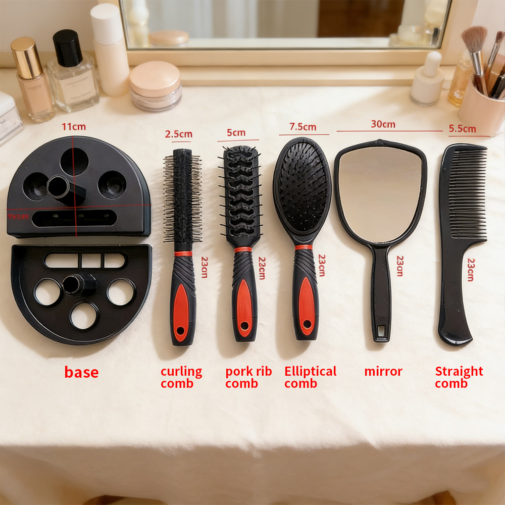 5-in-1 Mirror & Comb Set with  - Men'S Grooming Mirror recension och pris