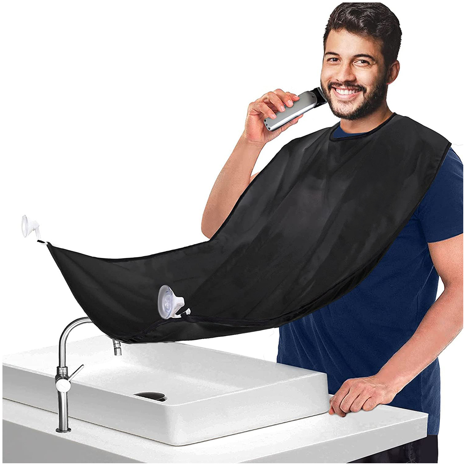 1pc Men Beard Shaving Apron Tr - Men'S Grooming Mirror recension och pris