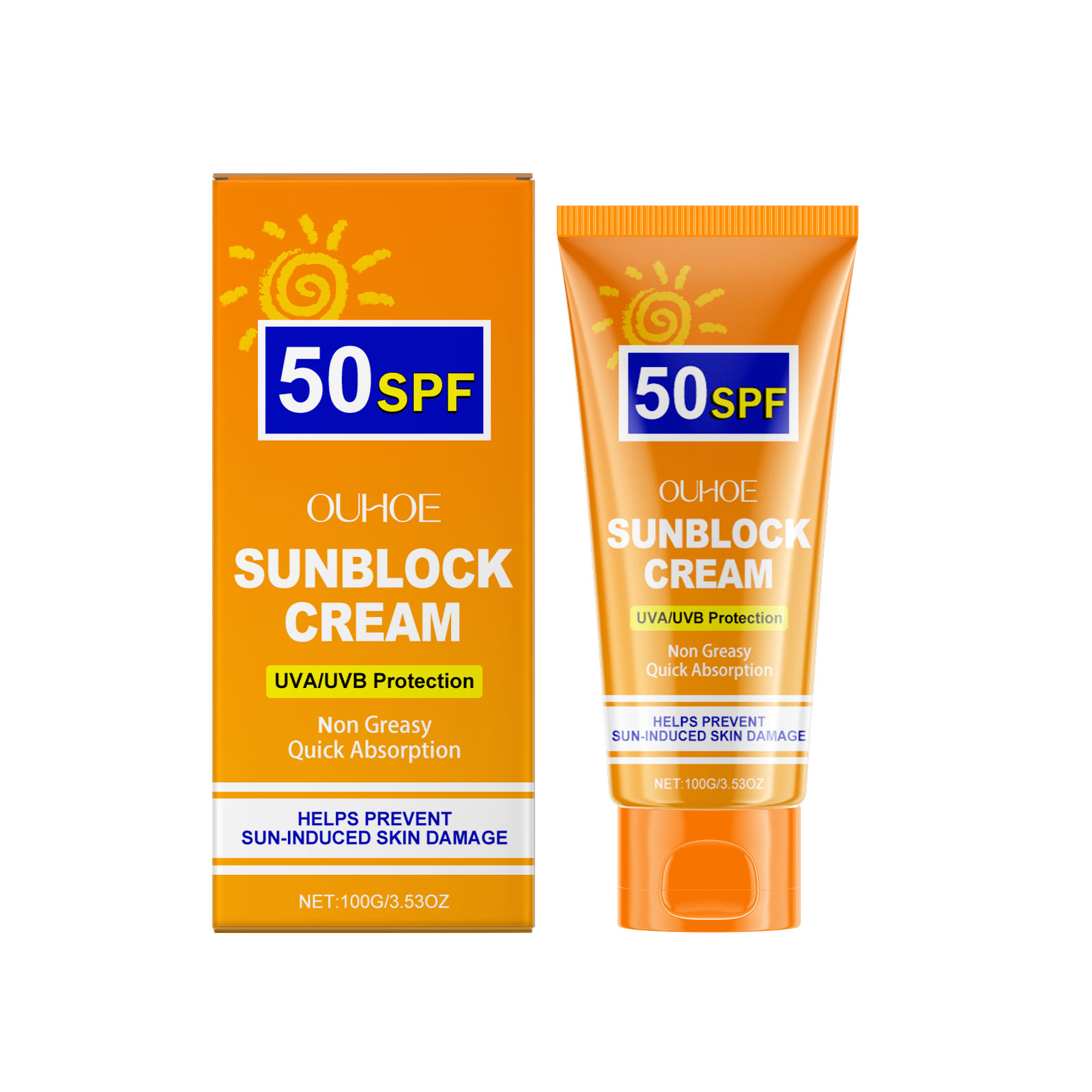 Facial Body Sunscreen SPF50 Wh - Face Moisturizer Spf recension och pris