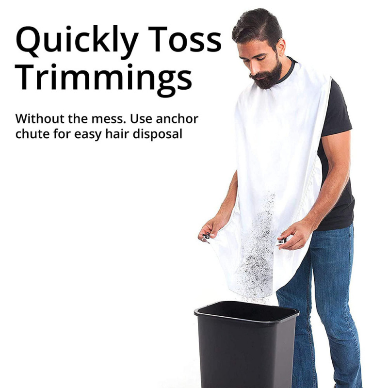 1pc Men Beard Shaving Apron Tr - Men'S Grooming Mirror recension och pris