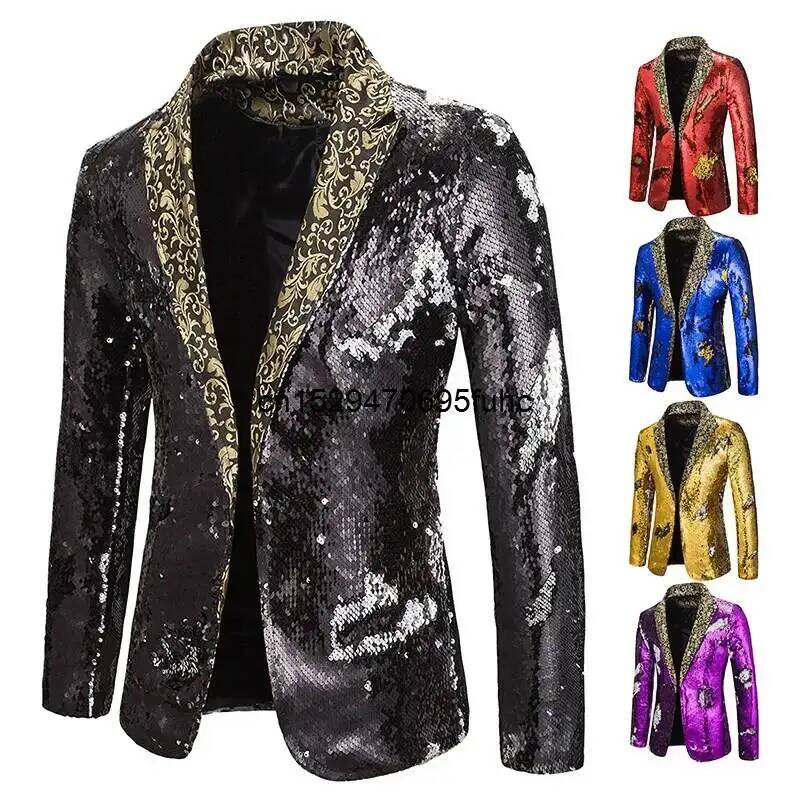 Men Blazer Shiny Sequin Shawl  - Men'S Grooming Club recension och pris