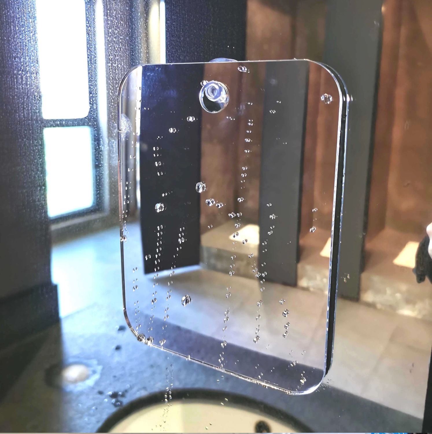 HTMCK Acrylic Shower Mirror wi - Men'S Grooming Mirror recension och pris