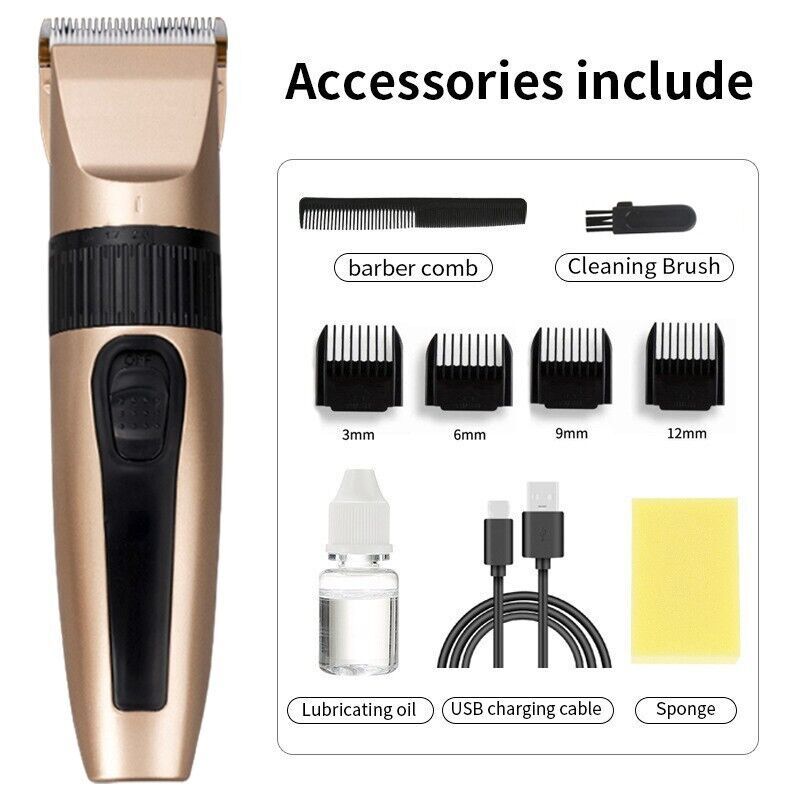 Professional Cordless Hair Cli - Men'S Grooming Clippers recension och pris
