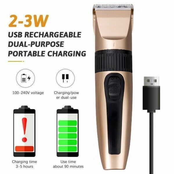 Professional Cordless Hair Cli - Men'S Grooming Clippers recension och pris