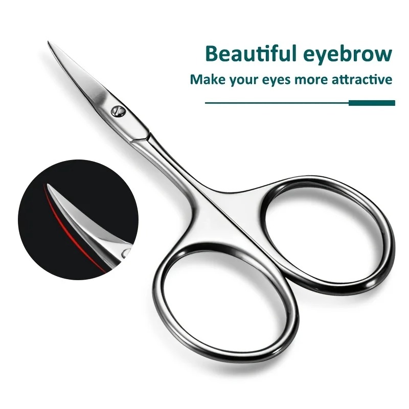 Curved Blade Eyebrow Scissors  - Eyebrow Razor Trimmer recension och pris