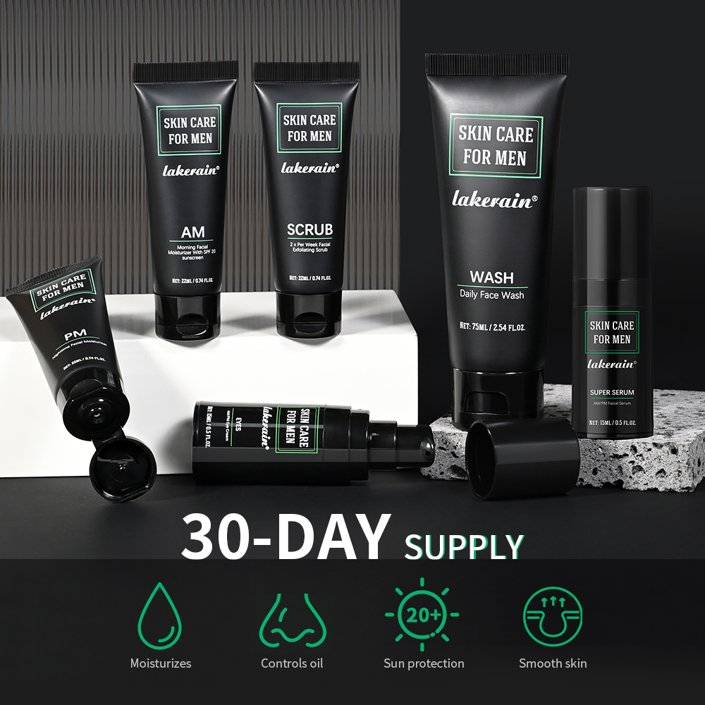 Men Skincare Kit Deep Cleansin - Mens Grooming Kit Gift Set recension och pris