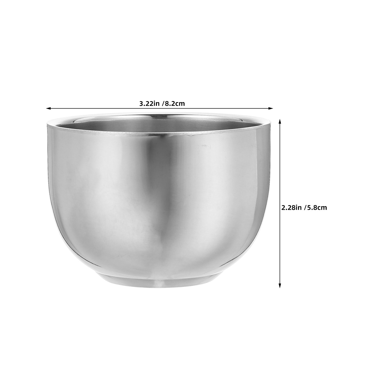 Stainless Steel Shaving Soap B - Men'S Grooming Cream recension och pris
