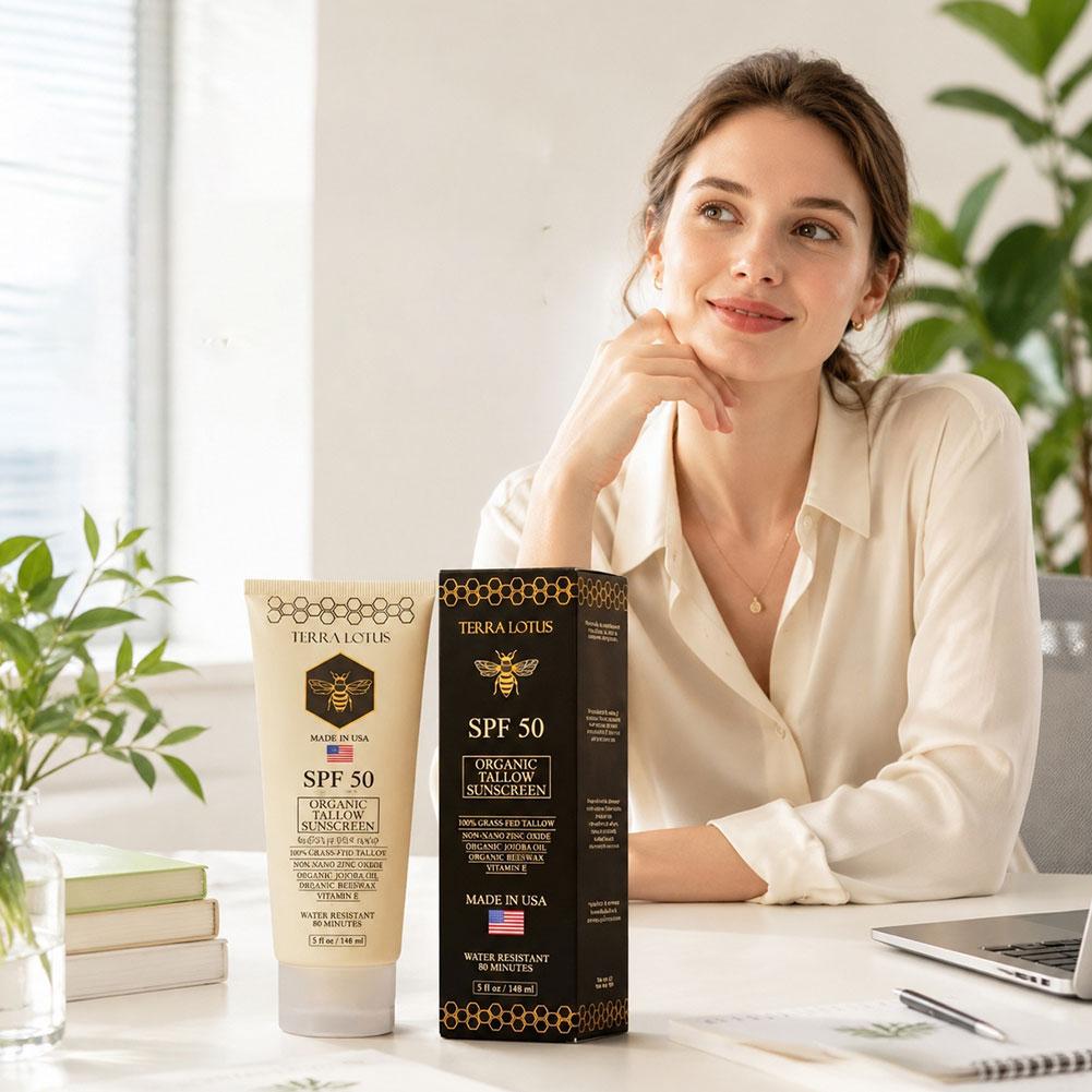 Organic Tallow Sunscreen SPF 5 - Face Moisturizer Spf recension och pris