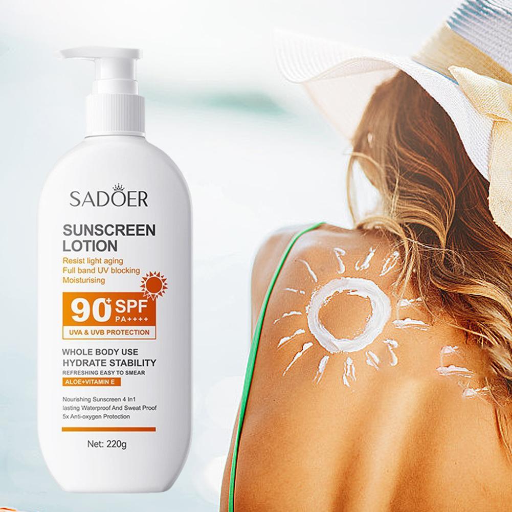 220g Sunscreen Cream SPF 90+ U - Face Moisturizer Spf recension och pris