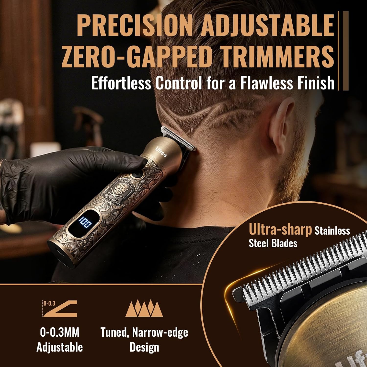 Beard Trimmer Hair Clippers fo - Mens Grooming Kit Gift Set recension och pris