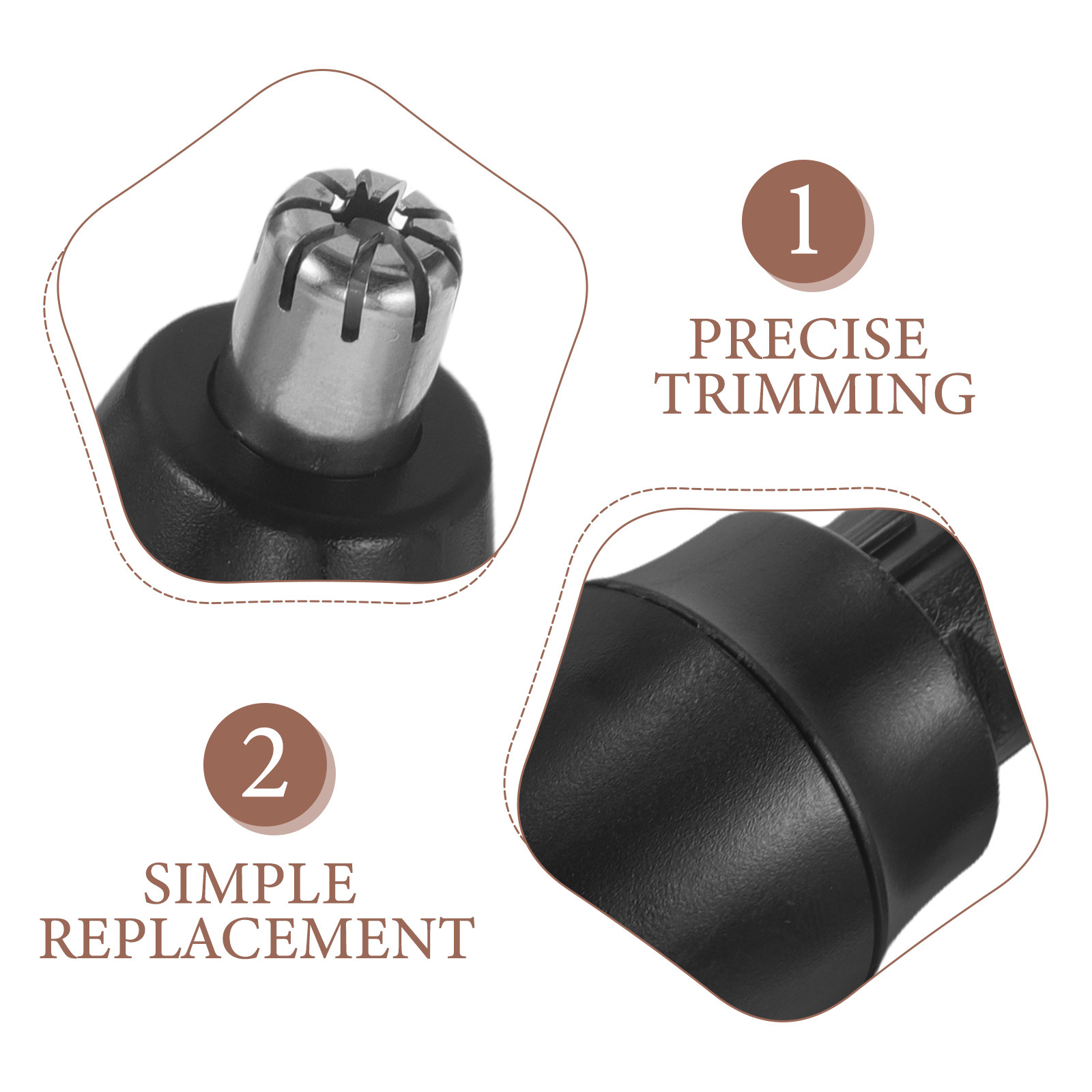 Replacement Head for Nose Hair - Nose Hair Trimmer recension och pris
