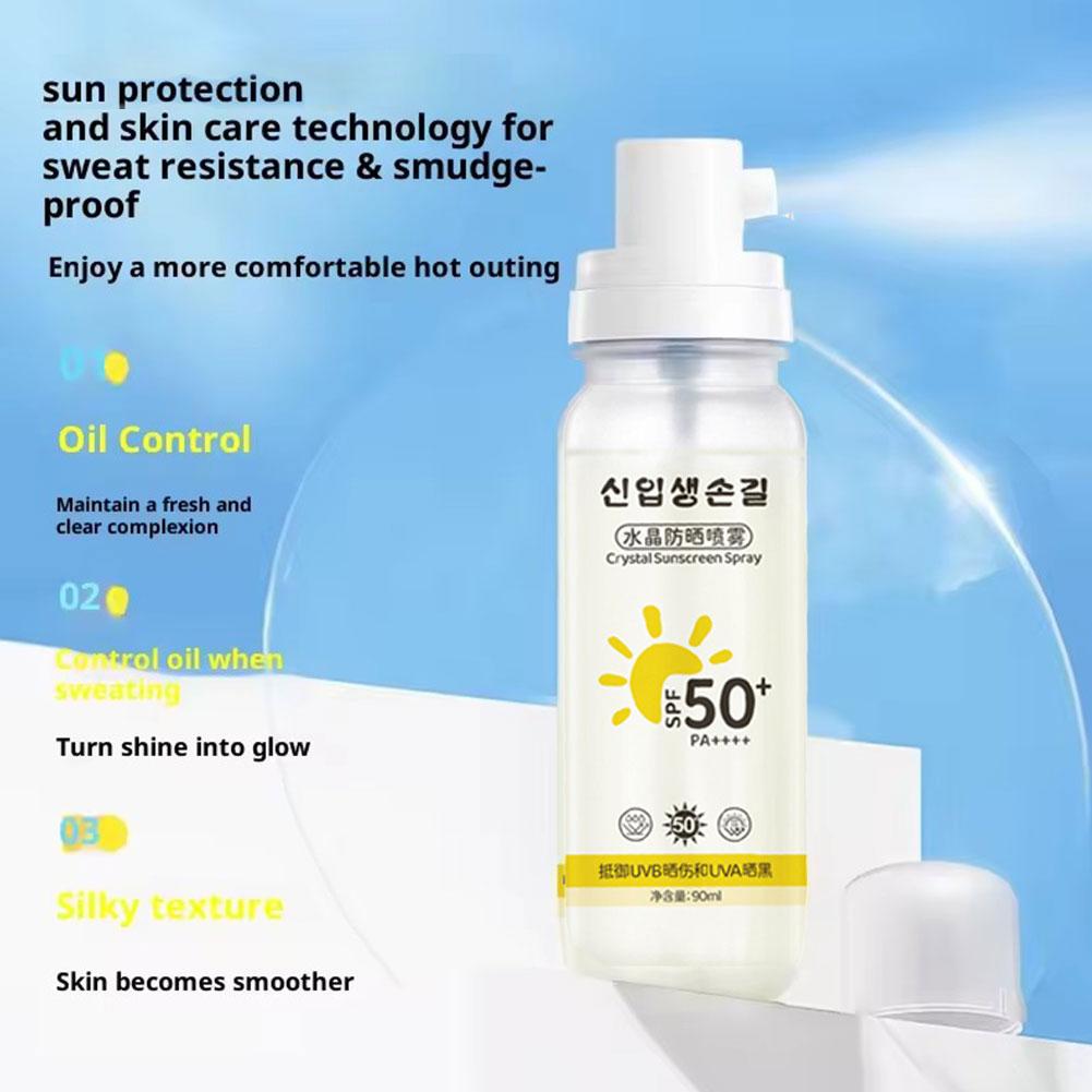 Korean Spf 50+ Sunscreen Spray - Face Moisturizer Spf recension och pris